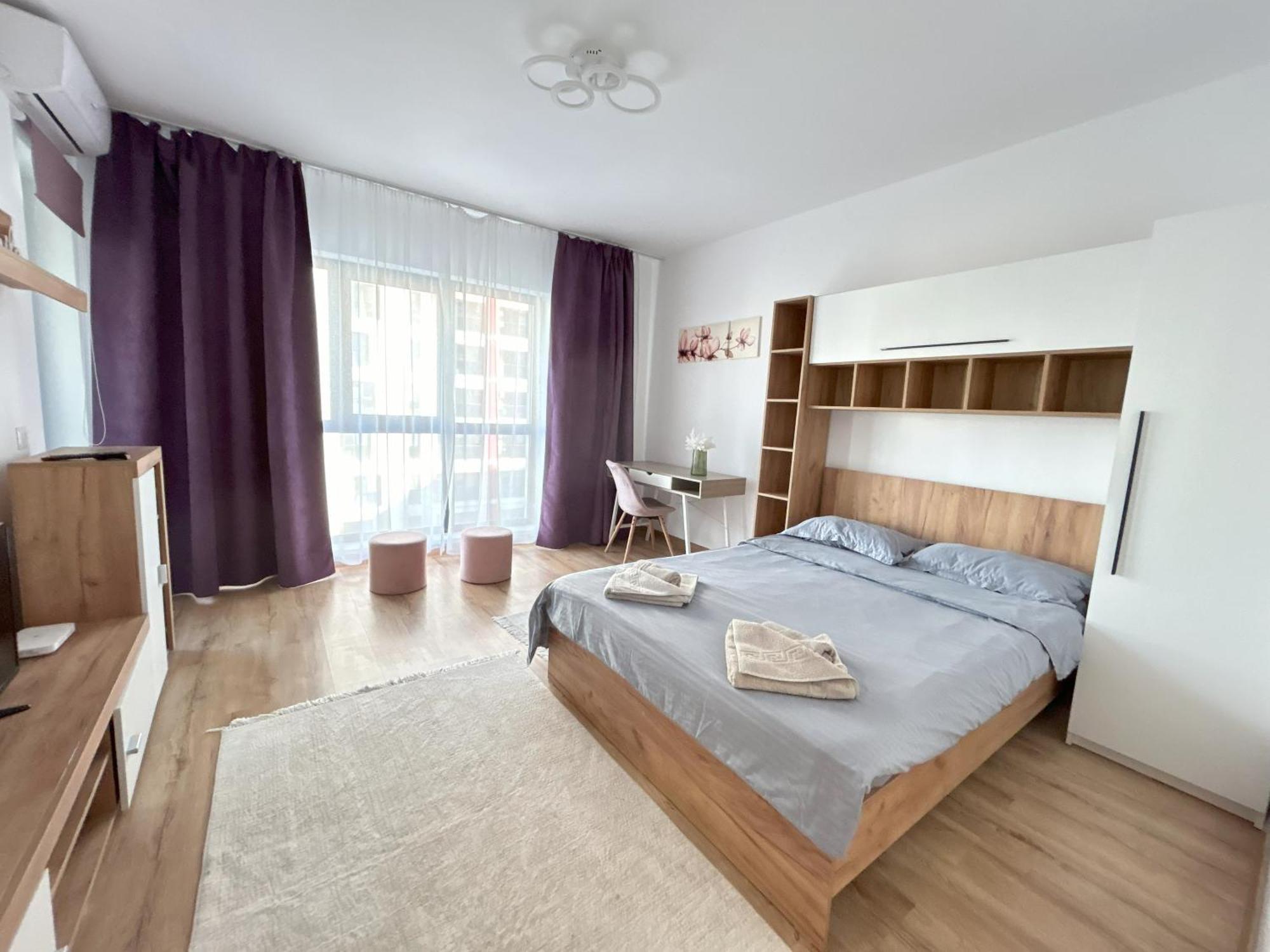 ブカレストUrban Retreat With Balcony At Exigent Plaza - 06アパートメント エクステリア 写真